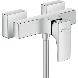 Hansgrohe Metropol Duscharmatur Aufputz, Chrom mit Hebelgriff für die Dusche.