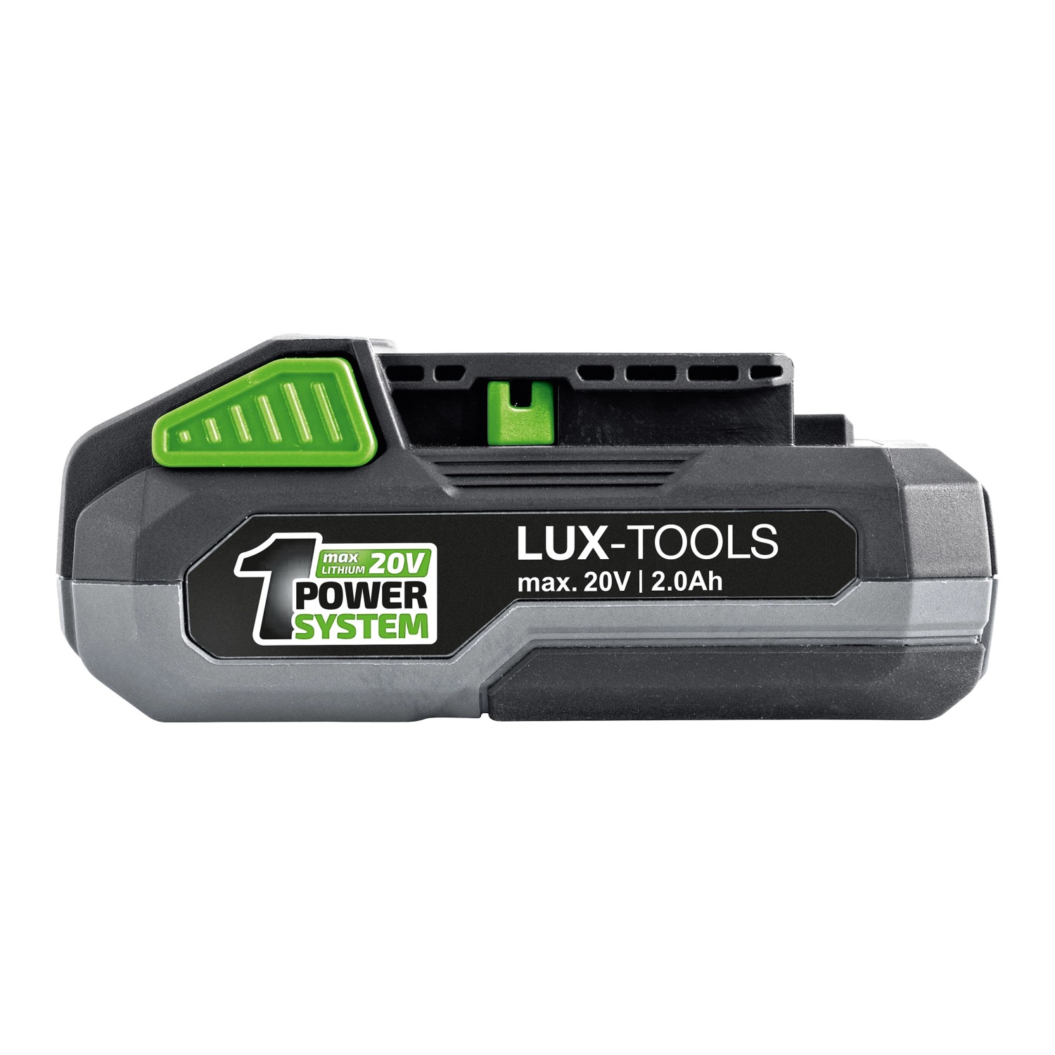LUX 20 V Li-Ion Akku 1 PowerSystem 2 Ah für Elektrowerkzeuge.