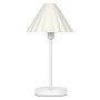 Weiße, dimmbare Ledvance Tischleuchte Decor Pulp, 41,5 cm hoch, für E14/E27 Leuchtmittel.