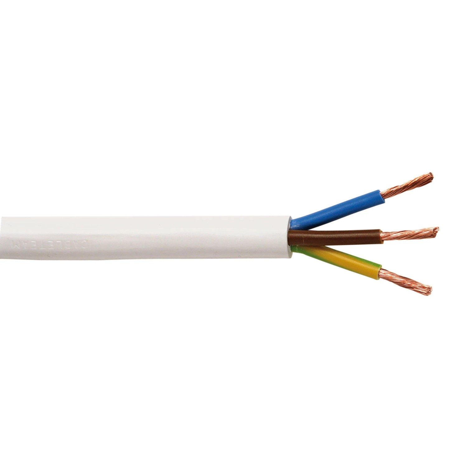VeerKabelhaspel Vinyl H05VV-F 3x1,5 IP20 15m aansluitkabel 1,5m Schwabe