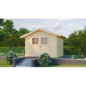 weka Gartenhaus 122 Gr.4 Satteldach Natur 28 mm
