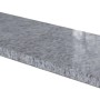 Graue Wigasil Fensterbank Sino aus Naturstein, 275x40x2 cm, mit polierter Oberfläche.