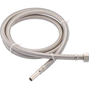 LUX Flex-Armaturen-Verlängerungsschlauch, 1500 mm lang, aus Edelstahl.