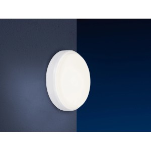 Weiße LED-Rundleuchte (18 W) für Keller & Flur. Moderne Deckenleuchte mit neutralweißem Licht.
