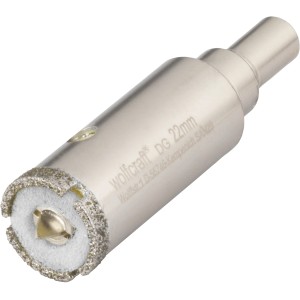 Wolfcraft Diamant-Lochsäge Ceramic, 22 mm, für präzise Bohrungen in Fliesen und Kacheln.
