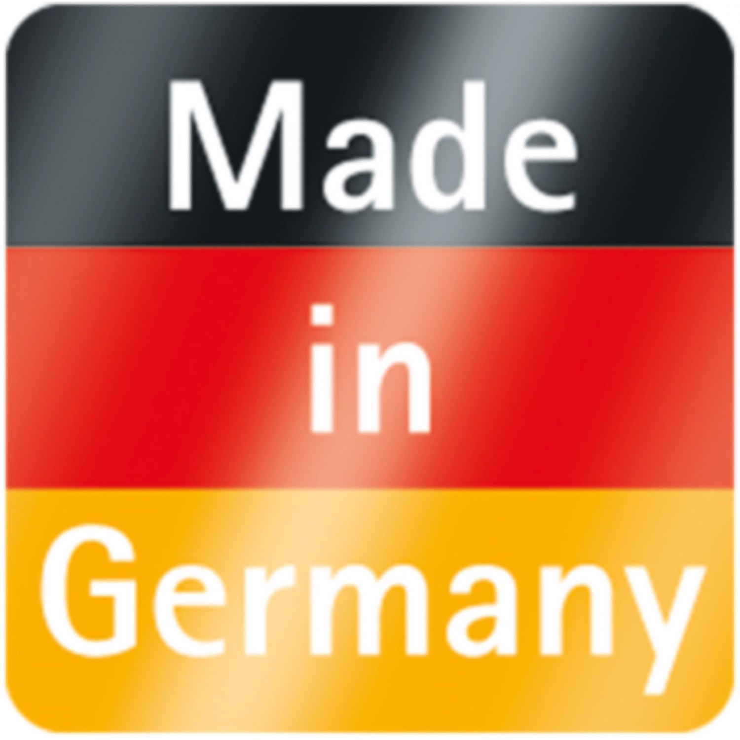 Made in Germany Logo für Schulte Duschtür Toura, Qualität aus Deutschland.