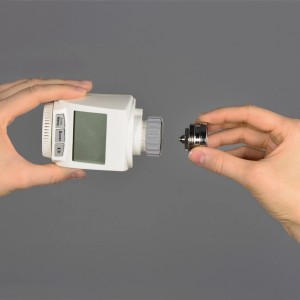 Hama Herz-Adapter für Heizkörperventile, zur Montage von elektronischen Ventilantrieben.