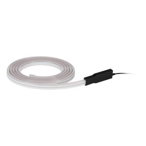 Eglo LED-Außenleuchte Flatneon-Z, 5m, RGB/CCT, Weiß. Smarte LED-Lichterkette für Garten und Balkon.