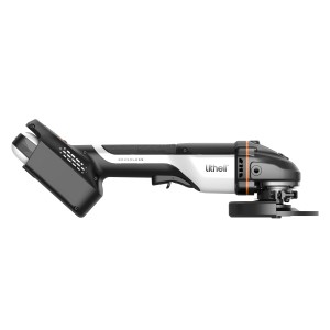 Litheli Akku-Winkelschleifer EPT040016 mit Akku, bürstenloser Motor, 2 Geschwindigkeitsstufen.