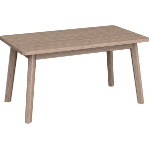 Loungetisch aus Akazienholz, Teil der Woodsboro Loungegruppe, weiß geölt, für Garten und Terrasse.