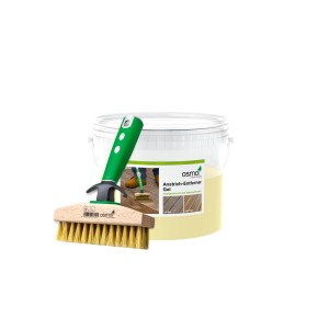 Anstrich-Entferner Gel entfernt alte Öl-Anstriche 2,5 l inkl. Terrassenbürste