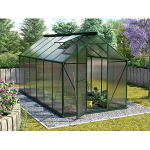 Gewächshaus Triton 7500 HKP 4 mm Dunkelgrün inkl. Fundament