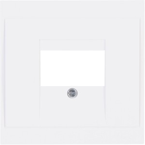 Kopp TDO Abdeckung Malta, arktisweiße Blende für Telefondose.