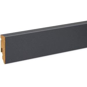 FN Neuhofer Sockelleiste FU062L, Dekor ähnlich RAL7016, 15x58x2400 mm.