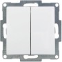 Visage2 Serienschalter Arktis, Schalter für Licht und Geräte im modernen Design.