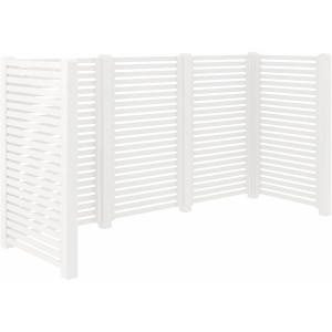 Plus Holz Mülltonnenverkleidung Tokyo Nadelholz Schwarz 281 cm x 100 cm x 148 cm