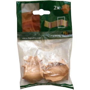 FN Neuhofer Innenecken Ahorn, 2er-Pack für FU018 Sockelleisten.