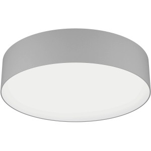 Moderne LED-Deckenleuchte Romao-Z von Eglo in Weiß und Grau. Smarte Leuchte für Wohnräume.