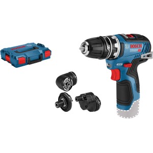 Bosch Professional GSR 12V-35 Flexi Click Akku-Bohrschrauber mit Zubehör und Koffer.