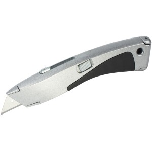 Wolfcraft Trapezklingen-Messer mit einziehbarer Klinge aus Aluminium.