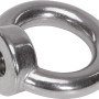 Ringmutter Edelstahl M6, geeignet zum Befestigen und Tragen von Lasten.