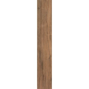 Beige, matte Feinsteinzeug Bodenfliese Olympus im Format 19,7x119,7 cm mit Holzoptik.
