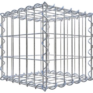 Gabiona Gabionenkorb 30 cm x 30 cm x 30 cm Maschenw 5 cm x 10 cm