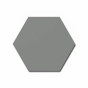 Designpaneel Hexagon Lino Ash Clear MDF Schwarz 50 cm x 50 cm 3 Stück