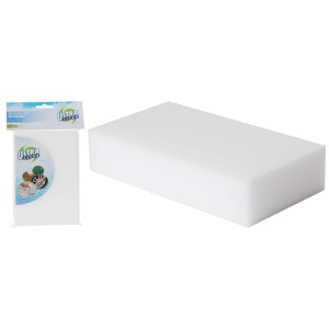 Schwamm Magic Polyurethan 11,5 cm x 6,5 cm x 2,5 cm Weiß 3er Set