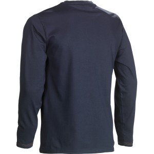 Herock Noet Langarm T-Shirt, marineblau, Größe M. Arbeitskleidung aus Baumwolle.