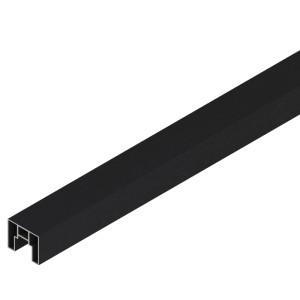 Osmo Abschlussprofil Verto, Aluminium, Anthrazit, 180cm, für Zaunbau & Sichtschutz.