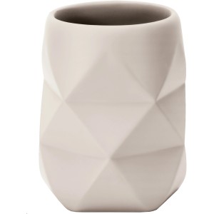 Kleine Wolke Zahnputzbecher Crackle Bast mit 3D-Struktur.