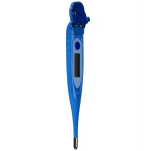 Blaues Digitales Fieberthermometer mit Elefanten-Motiv für Kinder, DieMaus.