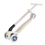 Globber Primo Foldable Lights Tretroller 120/80 mm ABEC 5 3-Rädrig Höhenverstellbar LED-Rollen Kokos Weiß_4