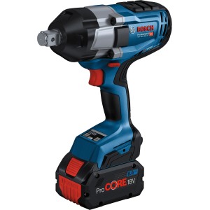 Bosch Professional Akku-Drehschlagschrauber GDS 18V-1050 H Solo, blau/schwarz, mit ProCORE Akku.