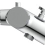 Schütte Thermostat Wannenarmatur London, Chrom-Finish für Badewanne.