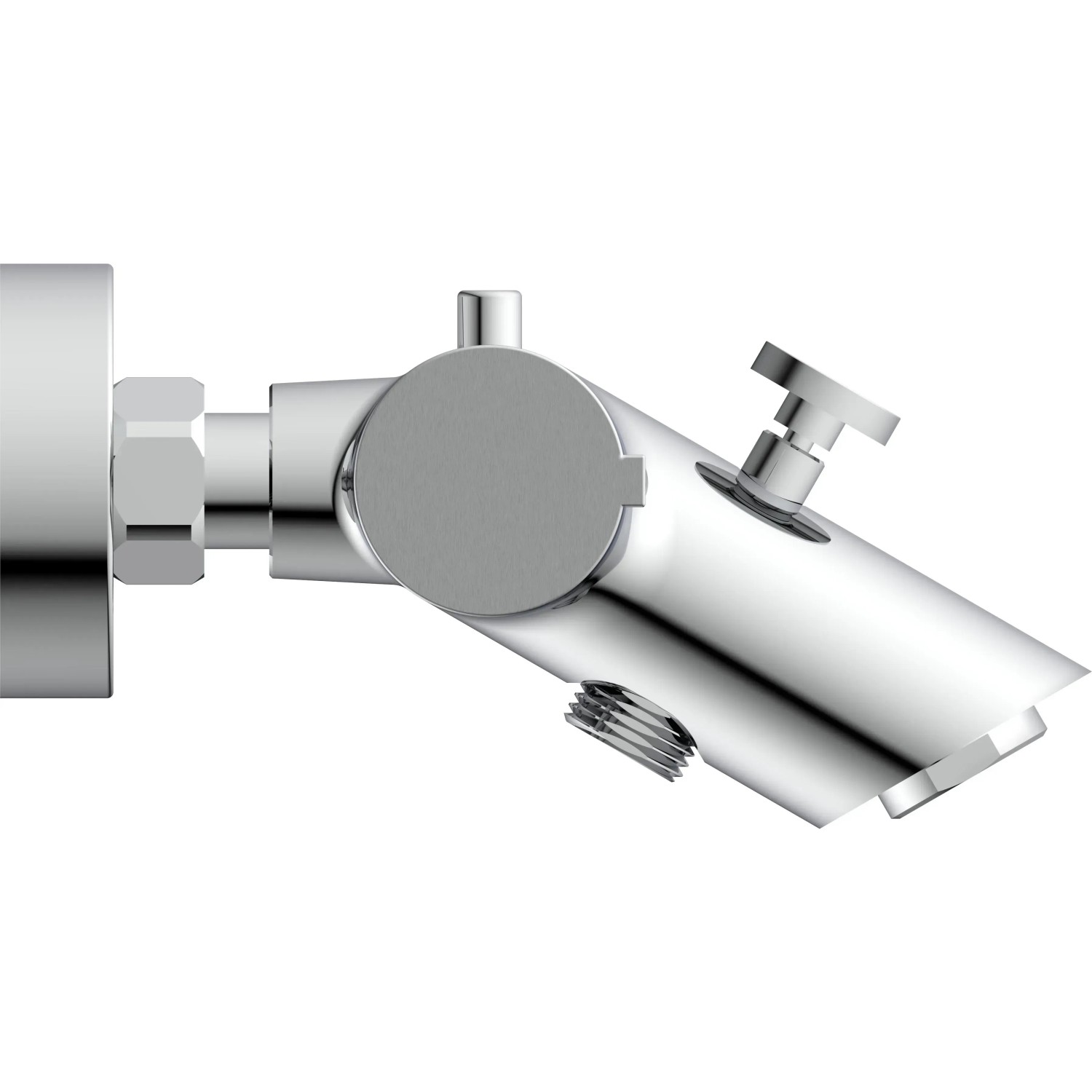 Schütte Thermostat Wannenarmatur London, Chrom-Finish für Badewanne.