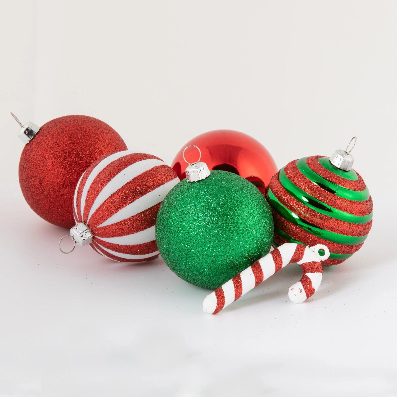 Baumschmuck-Set 50-teilig US-Style Grün/Rot/Weiß kaufen bei OBI