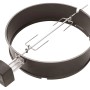 Weber Drehspieß BBQ 57 cm: Aufsatz mit Motor für Grills, für gleichmäßiges Grillen.