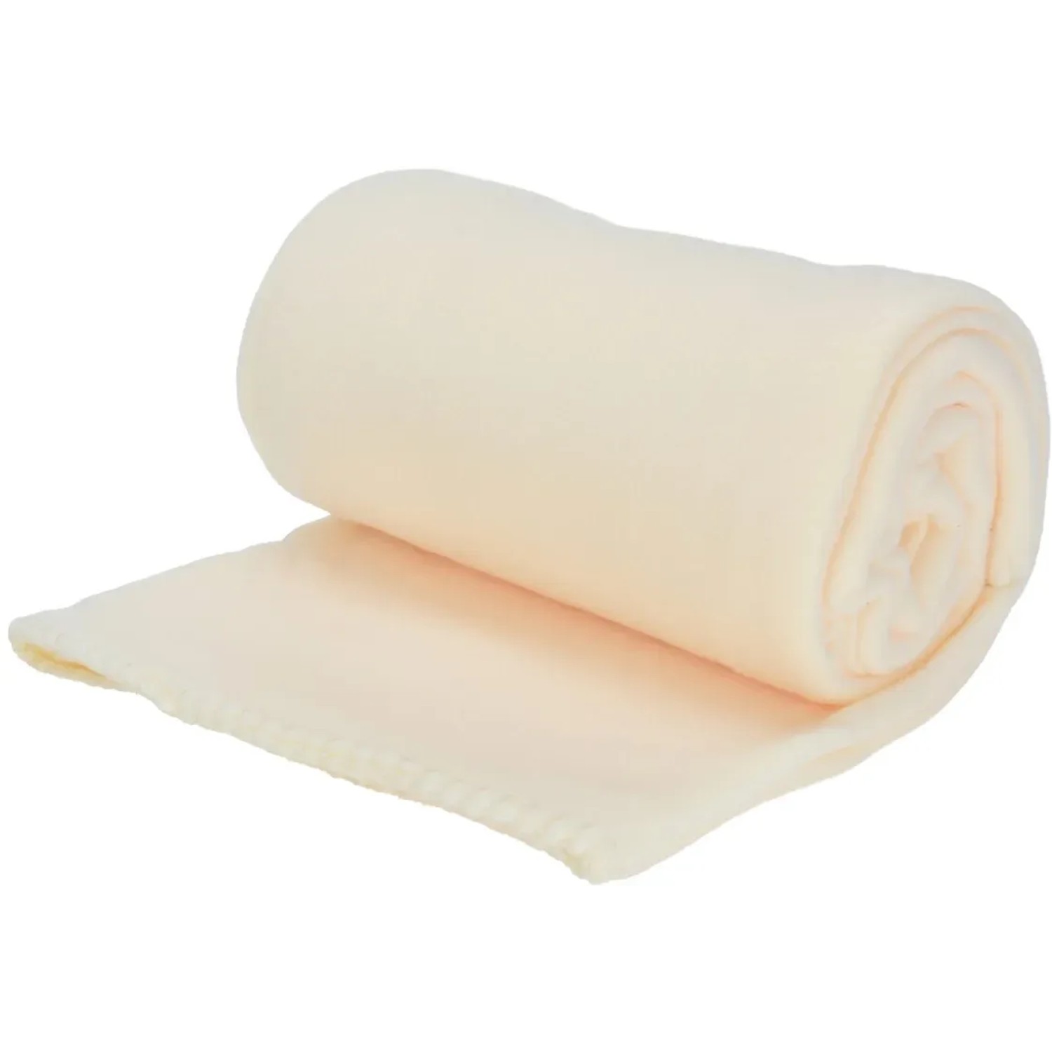 Fleece-Decke 125 cm x 150 cm Weiß kaufen bei OBI