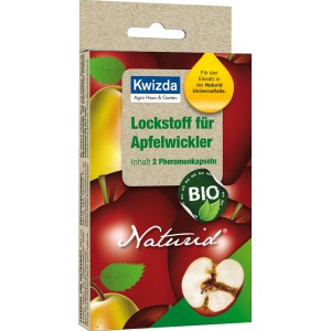 Kwizda Naturid Lockstoff für Apfelwickler, 2 Stück, zur biologischen Schädlingsbekämpfung.
