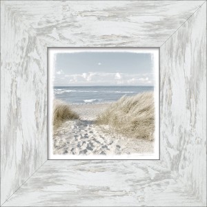 Bild mit Rahmen Oase der Sinne I 34 cm x 34 cm