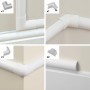 D-Line Kupplung Zubehör-Set 50 mm x 25 mm Alu mit verschiedenen Verbindungsstücken für Kabelkanäle.