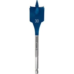 Bosch Flachfräsbohrer Expert Self Cut Speed, Ø 30 mm, blau-silber.