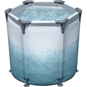 Bestway Lay-Z-Spa Eisbad Glacial Dip, aufblasbarer, runder Pool mit Stahlrahmen und Filterpumpe.