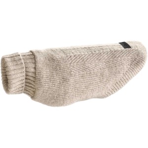 Beiger Hunter Hundepullover Genf, 30 cm, Strickpullover für kleine Hunde.