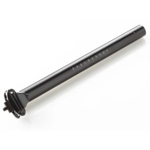 Schwarze Fischer Fahrrad-Sattelstütze Patent aus Alu, Ø 27,2 mm für Fahrradsättel.