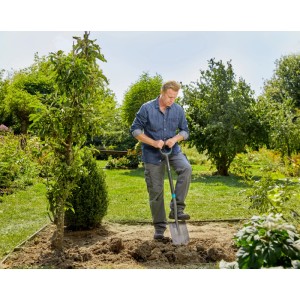 Gardena Spitz-Spaten ErgoLine D-Griff 117 cm Anthrazit