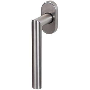 Fenstergriff Moskau II, Edelstahl satiniert, für universellen Einsatz.