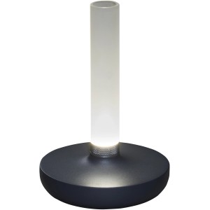 Dunkelgraue Konstsmide LED Akku-Vase Biarritz, ø 13,5 cm, Höhe 20,5 cm. Dekoleuchte für Innen und Außen.